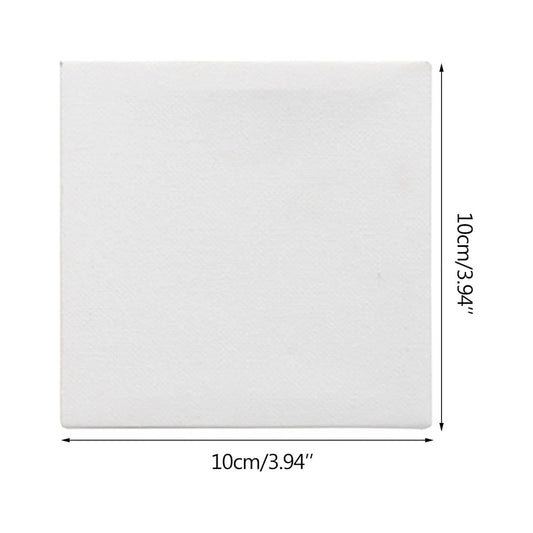 Mini Wood Easel and Painting Canvas Set Acrylic Drawing Paint Kit 12 Colors Acrylic Paint for Kids Birthday Party