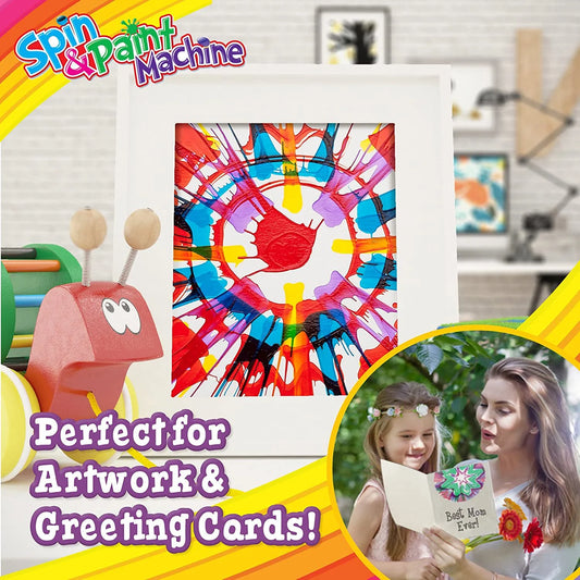 Creative Kids Spin & Paint Art Kit-Child Craft Activity for Boys and Girls